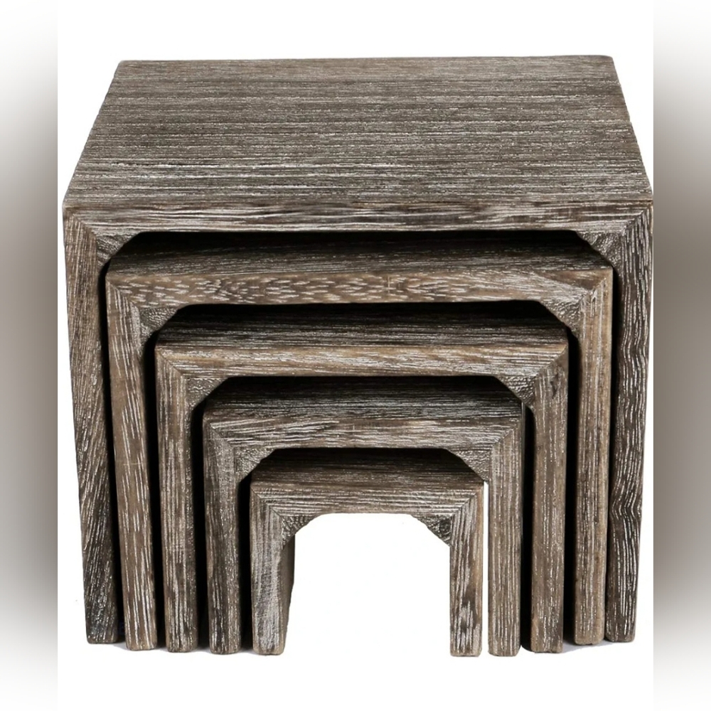 Mooca 5-Piece Wooden Jewelry Display Risers - Picture 9 of 10